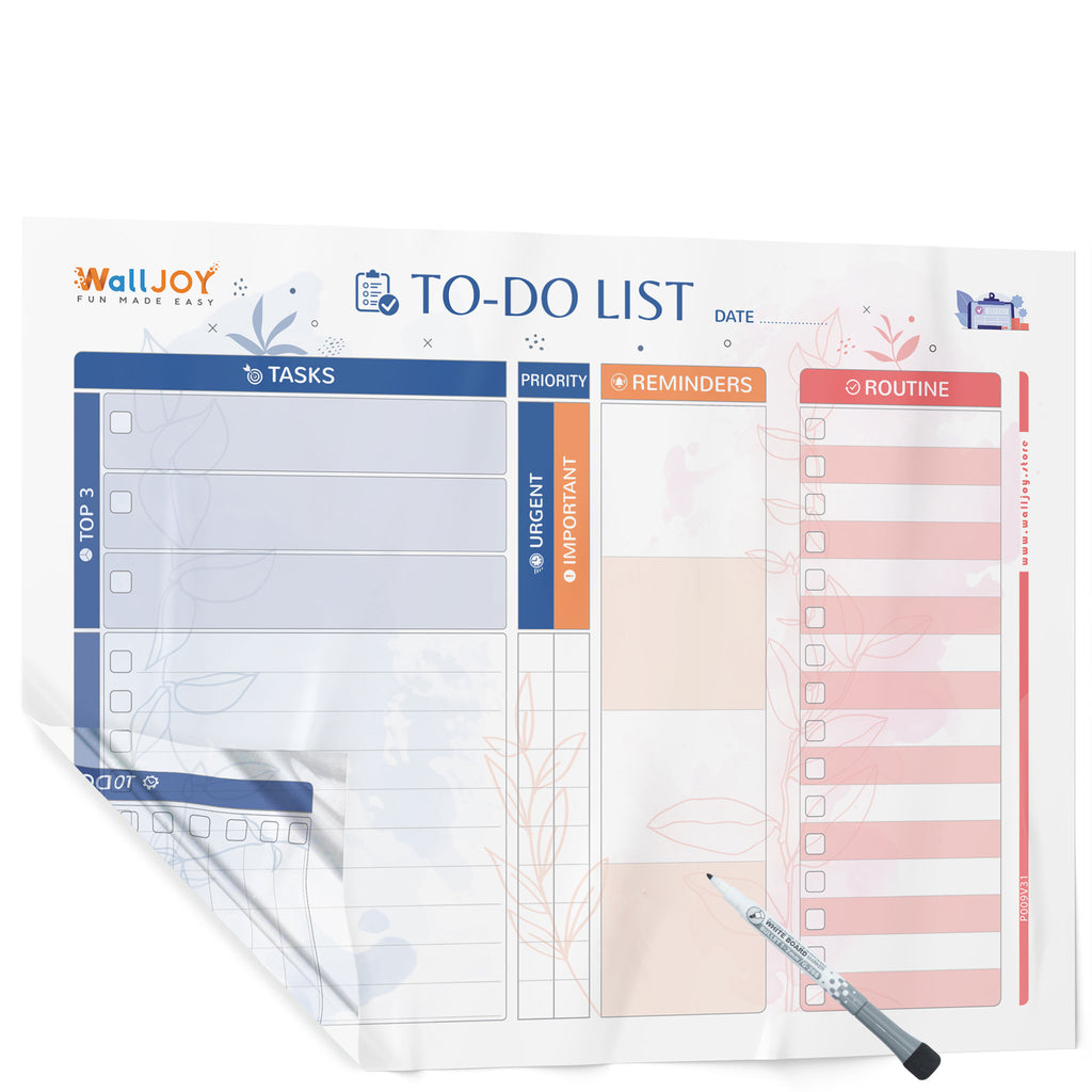 Classic To Do List Whiteboard For Wall WallJOY Classic to do list whiteboard for wall walljoy